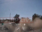 Тяжелое столкновение в Луганске попало на видео