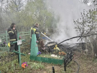 В ЛНР загорелась могила на территории мемориального комплекса