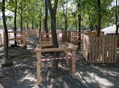 Демонтажные работы в луганском парке «Дружба» практически выполнены