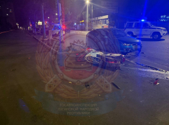 В Луганске полиция начала проверку по ДТП с юным мотоциклистом без прав
