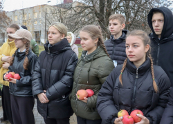 В Антраците ЛНР высадили более 450 яблонь
