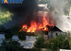 Пожар в центре Луганска: загорелся жилой дом на улице Шелкового