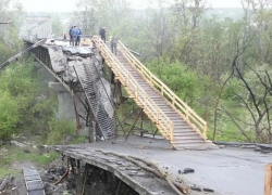 В Станице Луганской ЛНР восстановят второй мост через Северский Донец