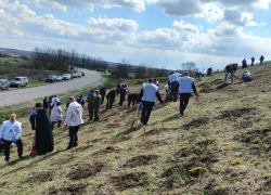 В ЛНР приступили к созданию геоглифа в форме слова «Победа»