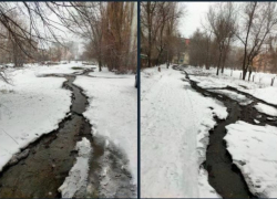 В Луганске растеклась «речка-вонючка-незамерзайка»