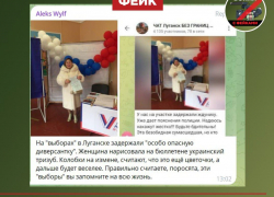 Новость о том, что жительницу Луганска арестовали за украинский герб на выборах, оказалась фейком