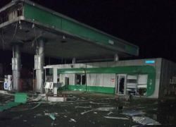 Беспилотник атаковал АЗС в Новоайдаре