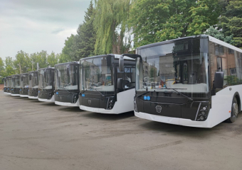 Луганск получил девять комфортабельных автобусов для перевозки пассажиров по городским маршрутам