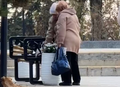 Две луганчанки шокировали столицу: фокус с исчезновением цветов в сквере имени Героев «Молодой Гвардии»