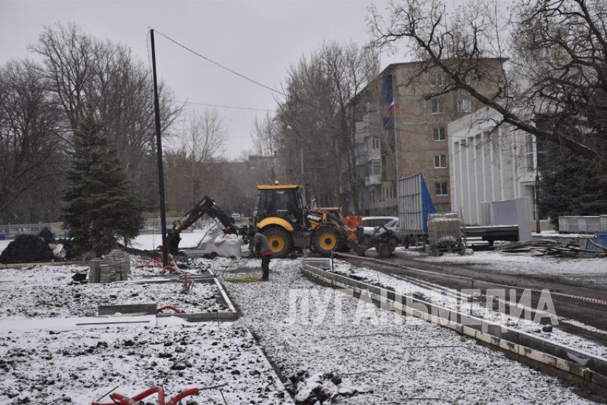 Регион-шеф до конца года восстановит сквер в Антраците ЛНР