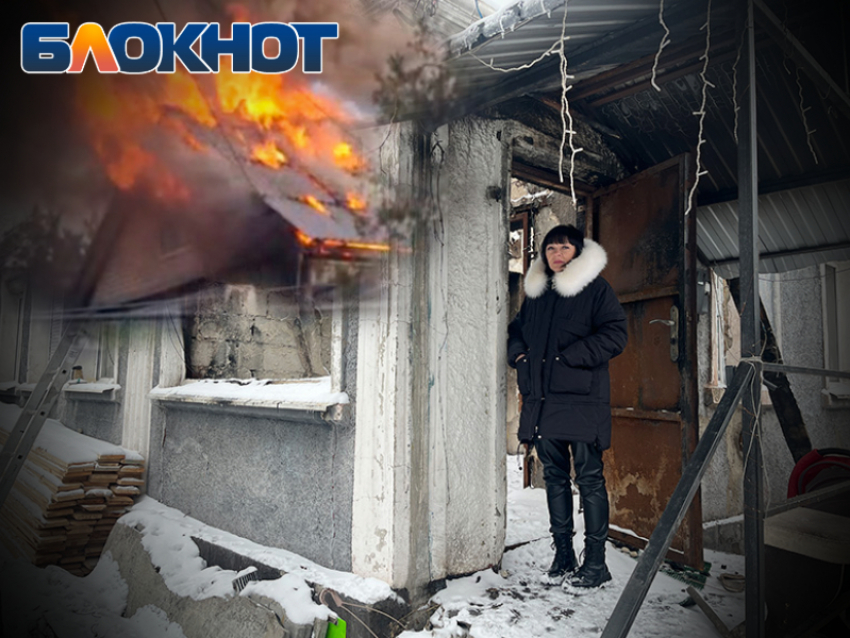 «Смотрели, как горит дом»: жительница Перевальска ЛНР пытается доказать, что ее дом сгорел из-за атаки дрона ВСУ