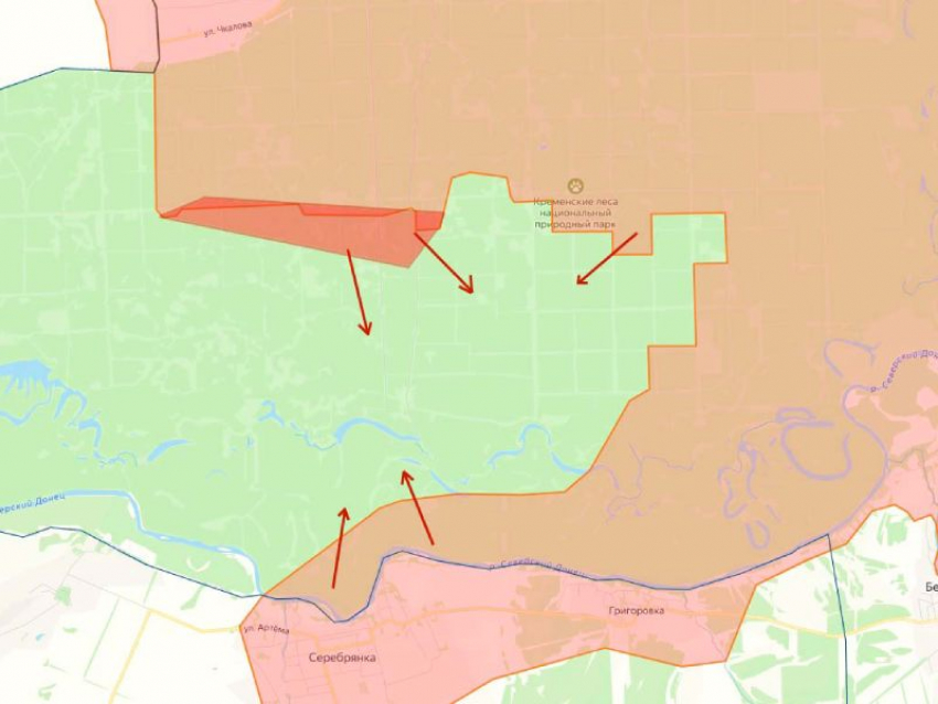 ВС РФ начали масштабную атаку в Кременских лесах ЛНР