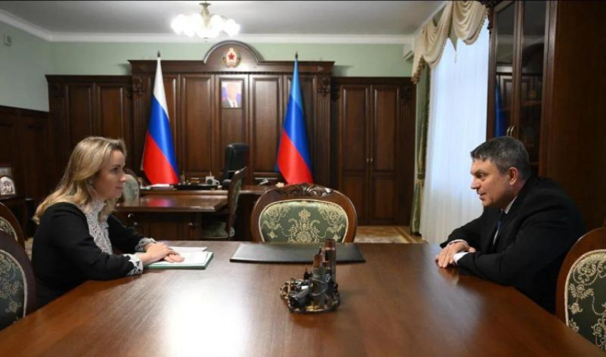 В ЛНР прибыла уполномоченный по правам ребенка Мария Львова-Белова