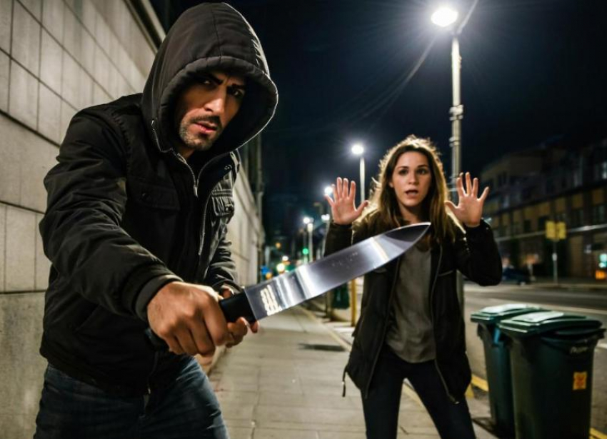 В Антраците рецидивист с ножом ограбил знакомого по пути на работу