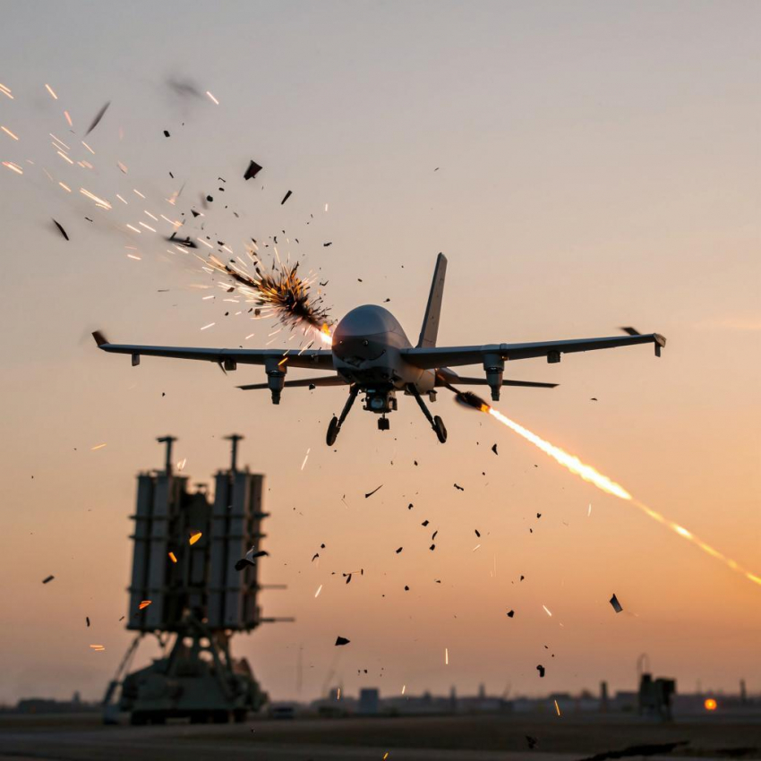 Башкир: при охране вышек ЛНР сбили двести дронов за полтора года