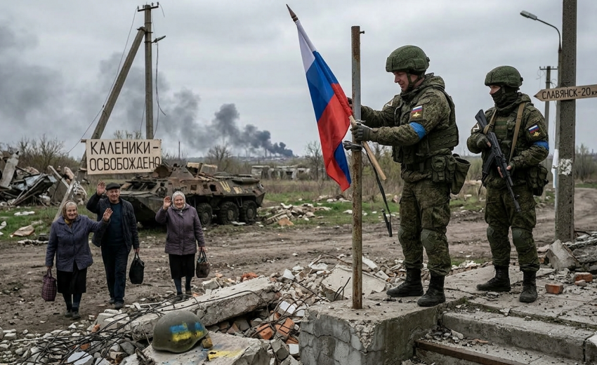 Новости СВО: Трамп предрек крах Киева за один день, наши освободили Резниковку и Каленики