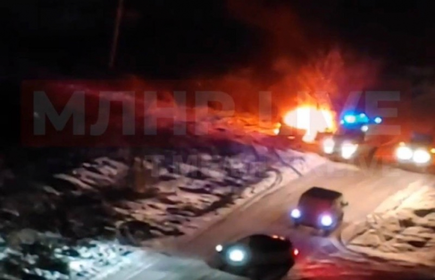 Ранним утром в Луганске взорвался автомобиль