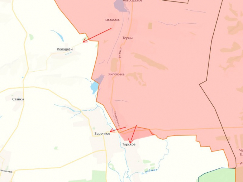ВС РФ заняли северную и центральную части приграничного ЛНР села Торское